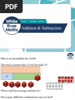 Yr 2 Autumn Block 2 Addition and Subtraction