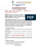 GUIA No 1 ADMON PROYECTOS - PARCIAL I