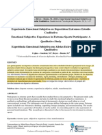 Experiencia Emocional Subjetiva en Deportistas Extremos - Estudio Cualitativo (2020)