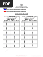 Gabarito Superior Da Prefeitura de Jaçanâ