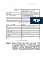 Programa Derecho Laboral Semestre 2015 - 1