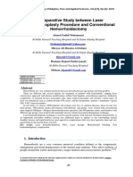 A Comparative Study Between Laser Hemorrhoidoplasty Procedure and Conventional Hemorrhoidectomy