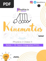 Padhle 11th - KInematics Notes