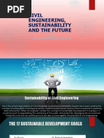 Civil Engineering Sustainability and The Future