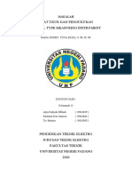 Alat Ukur Dan Pengukuran Digital Type Measuring Instrument: Makalah