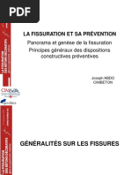 3 JABDO La Fissuration Et Sa Prçvention Journçe VECU 2015