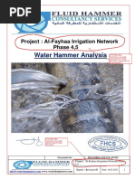 Irrigation 4&5 - Surge Analysis Report