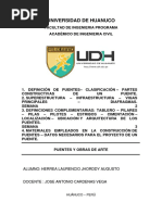 Universidad de Huanuco: Alumno: Herrea Laurencio Jhorddy Augusto