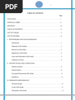 TABLE OF CONTENTS Page