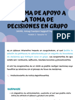 Módulo 2 - Semana 10 - Sistema de Apoyo A La Toma de Decisiones en Grupo