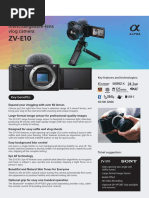 Vlogging Camera ZV-E10