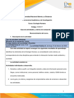 Guía de Actividades y Rúbrica de Evaluación - Tarea 1 Reconocimiento Del Curso.