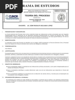 JU0214 Teoria Del Proceso - Lic. Edin Rodolfo Delgado López