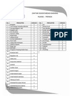 Daftar Inventarisasi Barang