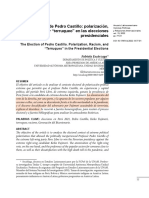 La Elección de Pedro Castillo - Polarización, Racismo y Terruqueo