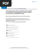 Examining Human Factors and Ergonomics Aspects in A Manufacturing Organisation S Metrics System Measuring Up To Stakeholder Needs