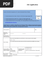 Job Application Template CAH V6.0