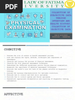 Week 2 Collection of Subjective Data Through Interview Health History Collection of Objective Data