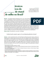 SILVA, 2020 - Aspectos Técnicos e Econômicos Da Produção de Etanol de Milho No Brasil