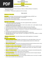 Grade XI Unit VIII, Notes