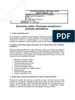 Exercício 14 A 18 06 2021 - Processo Produtivo e Poluição - Ruddy Bazan