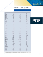 Tabla de Entalpía Chang 11 Edicion