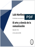 El Arte y Ciencia de La Comunicación