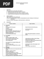 DETAILED LESSON PLAN IN ENGLISH 5 Present Tense