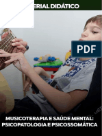 Musicoterapia e Saúde Mental Psicopatologia e Psicossomática