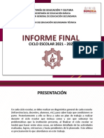 Informe Final 2021-22 de Sec - Técnicas (Reunion) 22