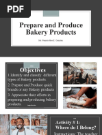 Prepare and Produce Bakery Products 1