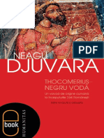 Thocomerius-Negru Voda. Un Voivod de Origine Cumana La Inceputurile Tarii Romanesti by Neagu Djuvara