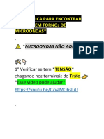 Técnica para Encontrar Defeitos em Fornos de Microondas