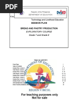 TLE G7&8 Bread and Pastry Production