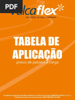 Tabela de Aplicação Vulcaflex