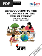 Introduction To The Philosophy of The Human Person