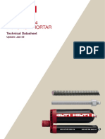 Technical Data Sheet For HIT RE 500 V4 Injectable Mortar in Concrete Technical Information ASSET DOC 13527227