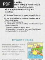 Persuasive Writing 6