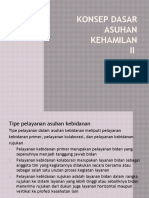 Konsep Dasar Asuhan Kehamilan II