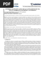 Controle Adaptativo Aplicado Ao Acionamento de Uma Válvula Borboleta Eletrônica Automotiva