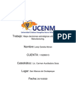 Trabajo:: Mapa Decisiones Estratégicas Utilizando Lean Manufacturing