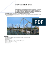 Roller Coaster Lab - Basic: Key Concepts