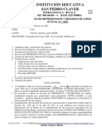 Formato Acta Elección Representante Acudientes