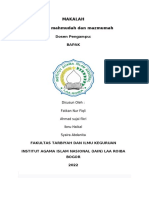 Makalah Akhlak Tasawuf Kel 6 (Akhlak Mahmudah Dan Mazmumah)