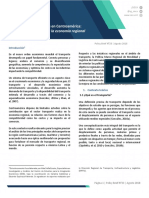 PB N23 - Transporte Importancia en La Economía Centroamericana