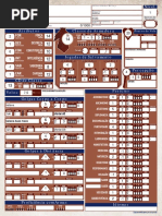 Ficha Editavel Pathfinder 2e