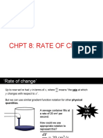 Grade 12 Rates of Change Further Practice