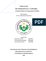 Kelompok 4-DEFENISI OPERASIONAL VARIABEL