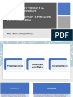 Modelos Teóricos de EVALUACIÓN PSICOLÓGICA