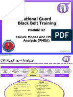 Module 32. Failure Modes and Effects Analysis (FMEA)